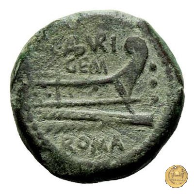 244/3 - quadrante C. Aburius Geminus 134 BC (Roma)