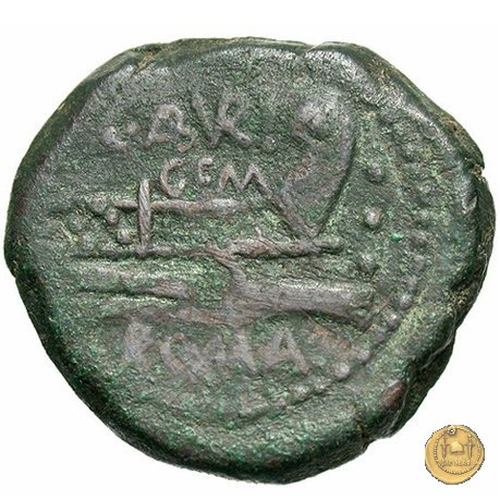 244/3 - quadrante C. Aburius Geminus 134 BC (Roma)