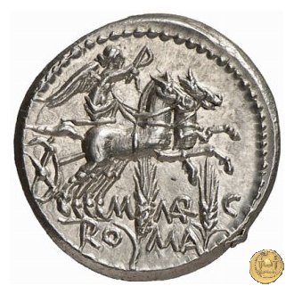 245/1 - denario M. Marcius Mn.f. 134 a.C. (Roma)