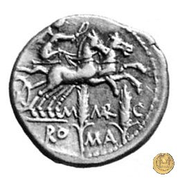 245/1 - denario M. Marcius Mn.f. 134 BC (Roma)