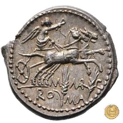 245/1 - denario M. Marcius Mn.f. 134 BC (Roma)