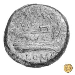 245/2 - triente M. Marcius Mn.f. 134 BC (Roma)