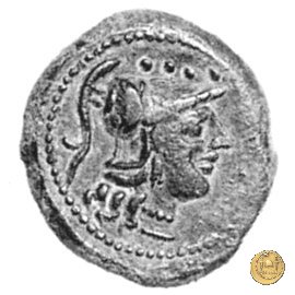 245/2 - triente M. Marcius Mn.f. 134 BC (Roma)