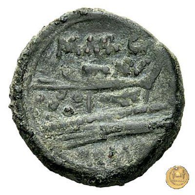 245/2 - triente M. Marcius Mn.f. 134 BC (Roma)