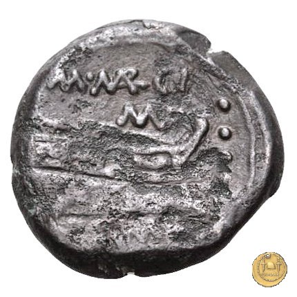 245/2 - triente M. Marcius Mn.f. 134 BC (Roma)