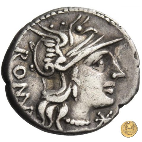 246/1 - denario C. Numitorius 133 BC (Roma)