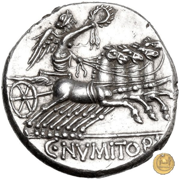 246/1 - denario C. Numitorius 133 BC (Roma)