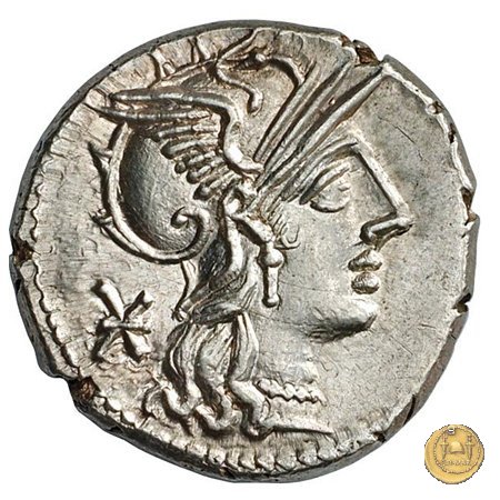 249/1 - denario P. Maenius Antiaticus M.f. 132 BC (Roma)