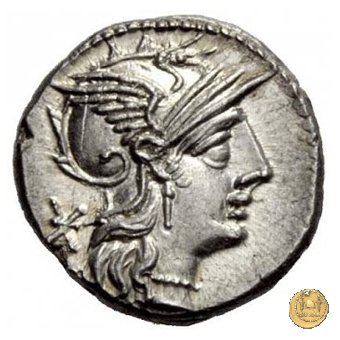 249/1 - denario P. Maenius Antiaticus M.f. 132 BC (Roma)