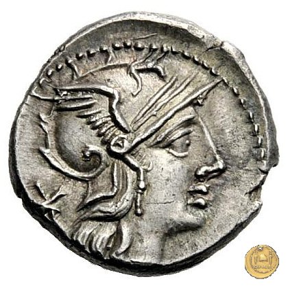 249/1 - denario P. Maenius Antiaticus M.f. 132 BC (Roma)