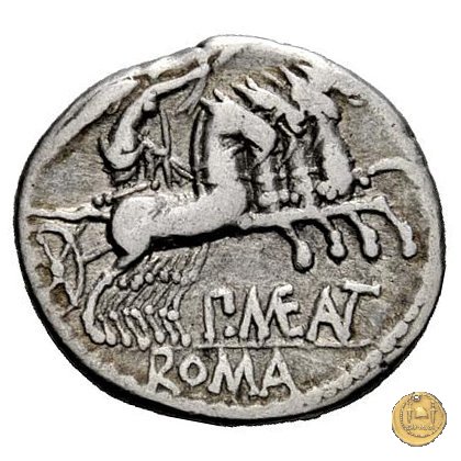 249/1 - denario P. Maenius Antiaticus M.f. 132 BC (Roma)