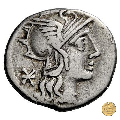 249/1 - denario P. Maenius Antiaticus M.f. 132 BC (Roma)