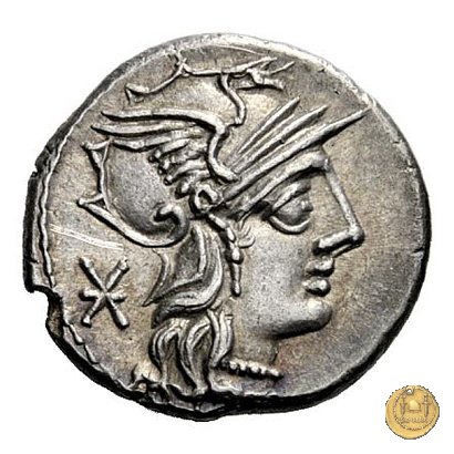 249/1 - denario P. Maenius Antiaticus M.f. 132 BC (Roma)