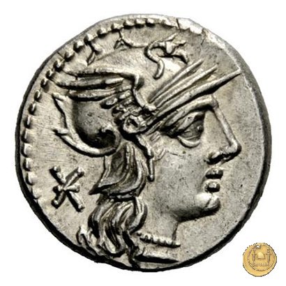 249/1 - denario P. Maenius Antiaticus M.f. 132 BC (Roma)