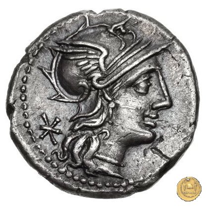 249/1 - denario P. Maenius Antiaticus M.f. 132 BC (Roma)