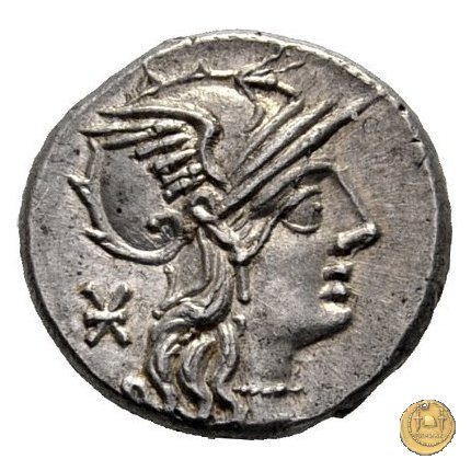 249/1 - denario P. Maenius Antiaticus M.f. 132 BC (Roma)