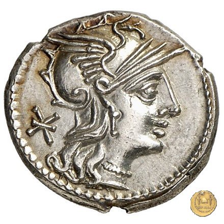 249/1 - denario P. Maenius Antiaticus M.f. 132 BC (Roma)