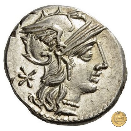 249/1 - denario P. Maenius Antiaticus M.f. 132 BC (Roma)