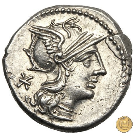 249/1 - denario P. Maenius Antiaticus M.f. 132 BC (Roma)