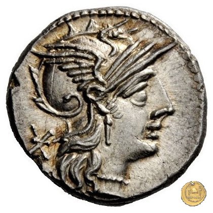 249/1 - denario P. Maenius Antiaticus M.f. 132 BC (Roma)