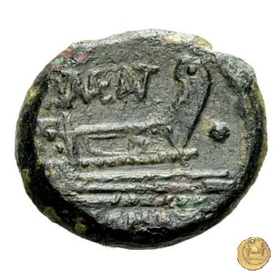 249/4 - oncia P. Maenius Antiaticus M.f. 132 BC (Roma)