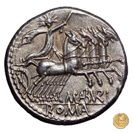 250/1 - denario M. Aburius M.f. Geminus 132 BC (Roma)