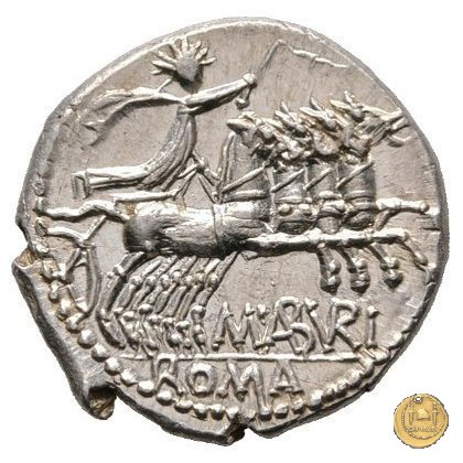 250/1 - denario M. Aburius M.f. Geminus 132 BC (Roma)