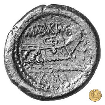 250/2 - quadrante M. Aburius M.f. Geminus 132 BC (Roma)