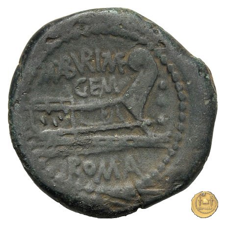 250/2 - quadrante M. Aburius M.f. Geminus 132 BC (Roma)