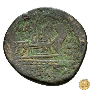 250/2 - quadrante M. Aburius M.f. Geminus 132 BC (Roma)