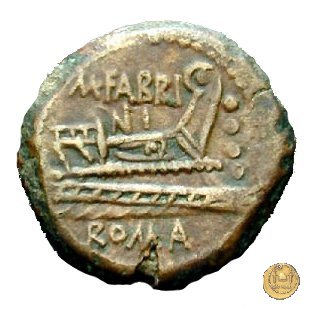 251/2 - triente M. Fabrinius 132 BC (Roma)