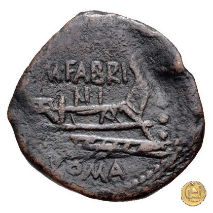 251/2 - triente M. Fabrinius 132 BC (Roma)