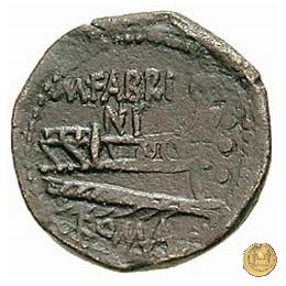 251/3 - quadrante M. Fabrinius 132 BC (Roma)