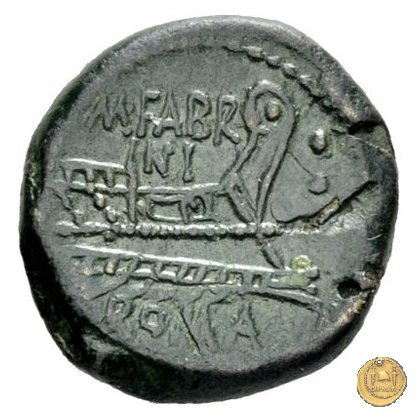 251/3 - quadrante M. Fabrinius 132 a.C. (Roma)