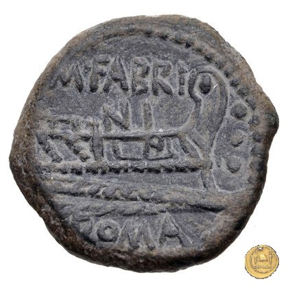 251/3 - quadrante M. Fabrinius 132 BC (Roma)