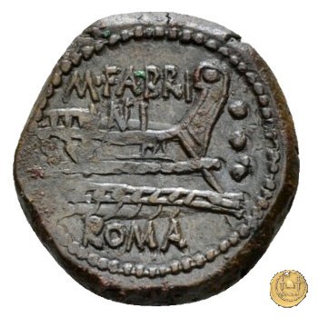 251/3 - quadrante M. Fabrinius 132 BC (Roma)