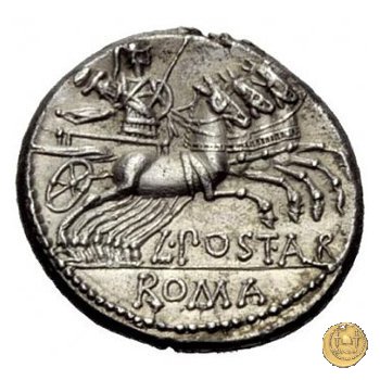 252/1 - denario L. Postumius Albinus 131 BC (Roma)