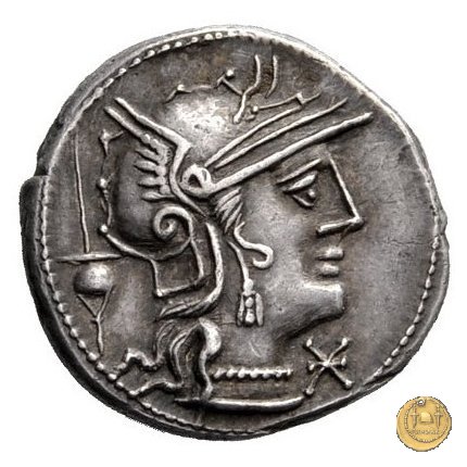 252/1 - denario L. Postumius Albinus 131 BC (Roma)