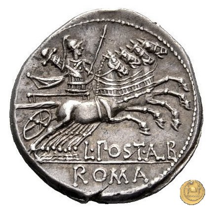 252/1 - denario L. Postumius Albinus 131 BC (Roma)