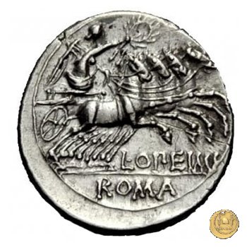 253/1 - denario L. Opimius Q.f.Q.n. 131 BC (Roma)