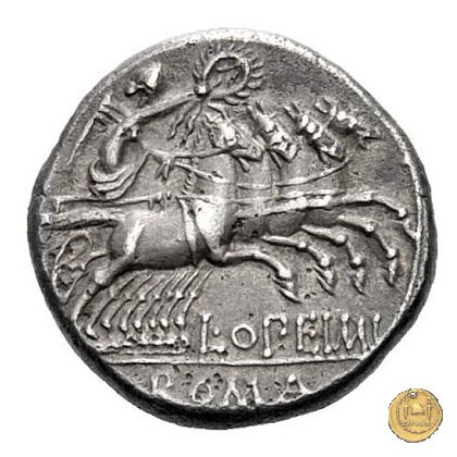 253/1 - denario L. Opimius Q.f.Q.n. 131 BC (Roma)