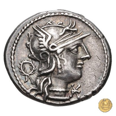 253/1 - denario L. Opimius Q.f.Q.n. 131 BC (Roma)