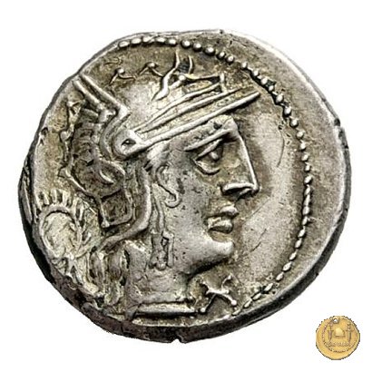 253/1 - denario L. Opimius Q.f.Q.n. 131 BC (Roma)