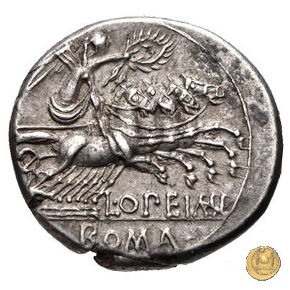 253/1 - denario L. Opimius Q.f.Q.n. 131 BC (Roma)