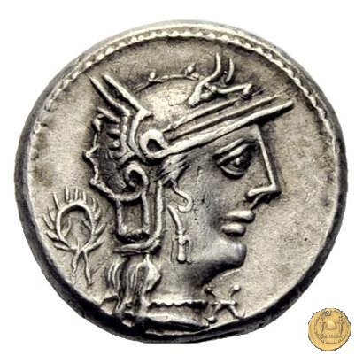 253/1 - denario L. Opimius Q.f.Q.n. 131 BC (Roma)