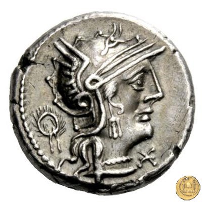 253/1 - denario L. Opimius Q.f.Q.n. 131 BC (Roma)