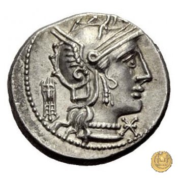 254/1 - denario M. Opimius 131 BC (Roma)