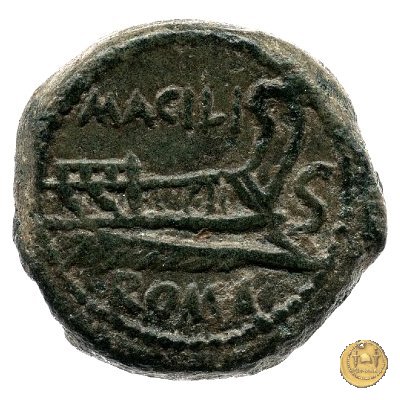 255/2 - semisse M. Acilius M.f. 130 BC (Roma)