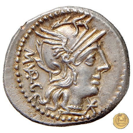 257/1 - denario M. Vargunteius 130 BC (Roma)