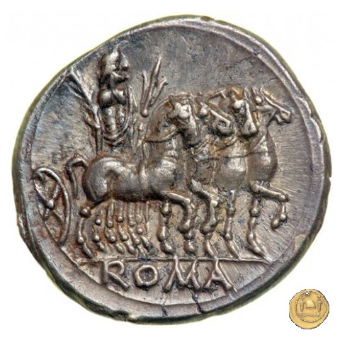 257/1 - denario M. Vargunteius 130 BC (Roma)